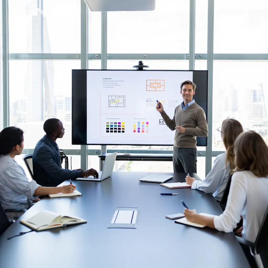 Corporate design training session